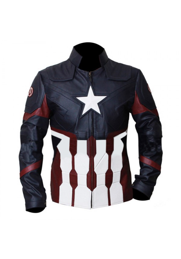 Veste en cuir Captain America Infinity War - Vengeurs - Veste en chair