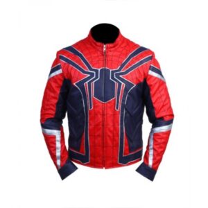 Veste en cuir homme araignée - Vengeurs - Veste en chair Infinity War