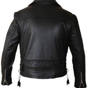 Kids Terminator 2 leather jacket back