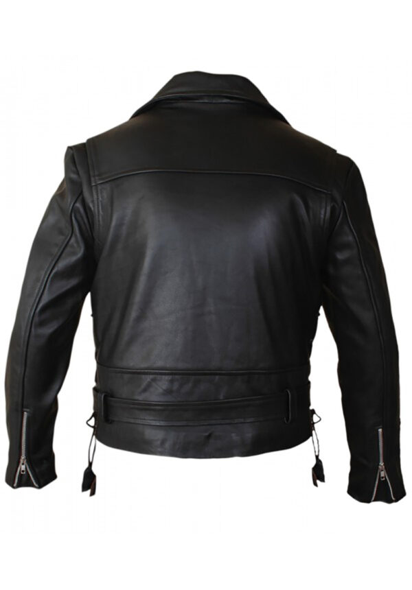 Kids Terminator 2 leather jacket back