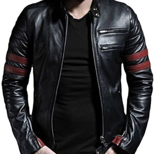 Veste en cuir Café Racer