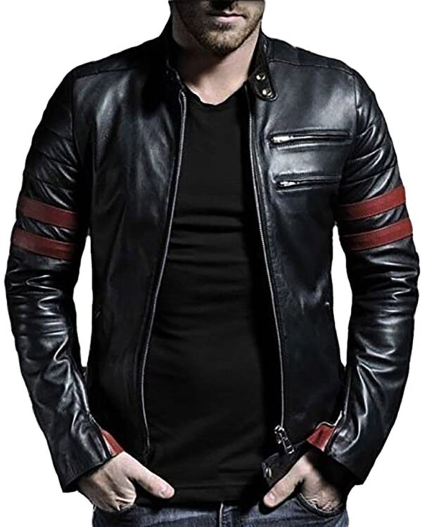 Cafe Racer leather Jacket