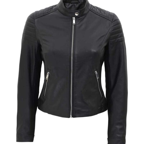 Womens Leather Jacket - Flesh Jacket